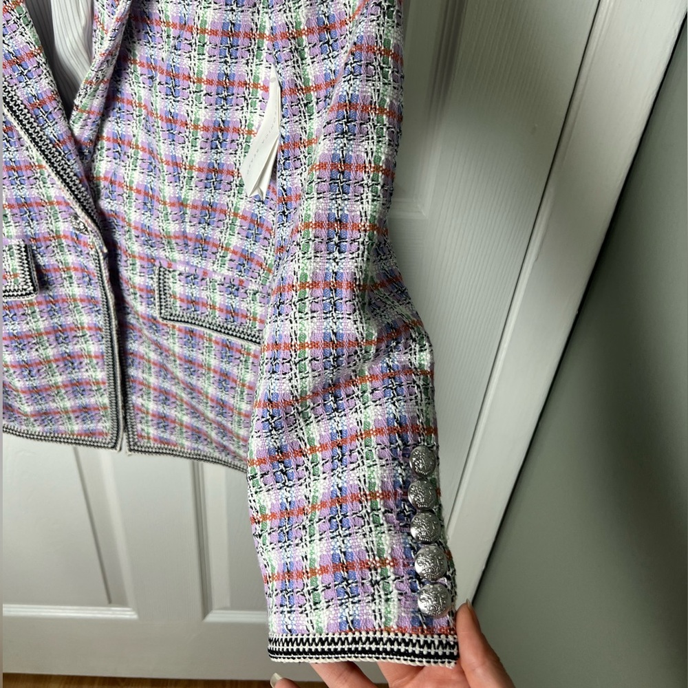Veronica Beard Tweed Etney Dickey Jacket 4 - Picture 8 of 13